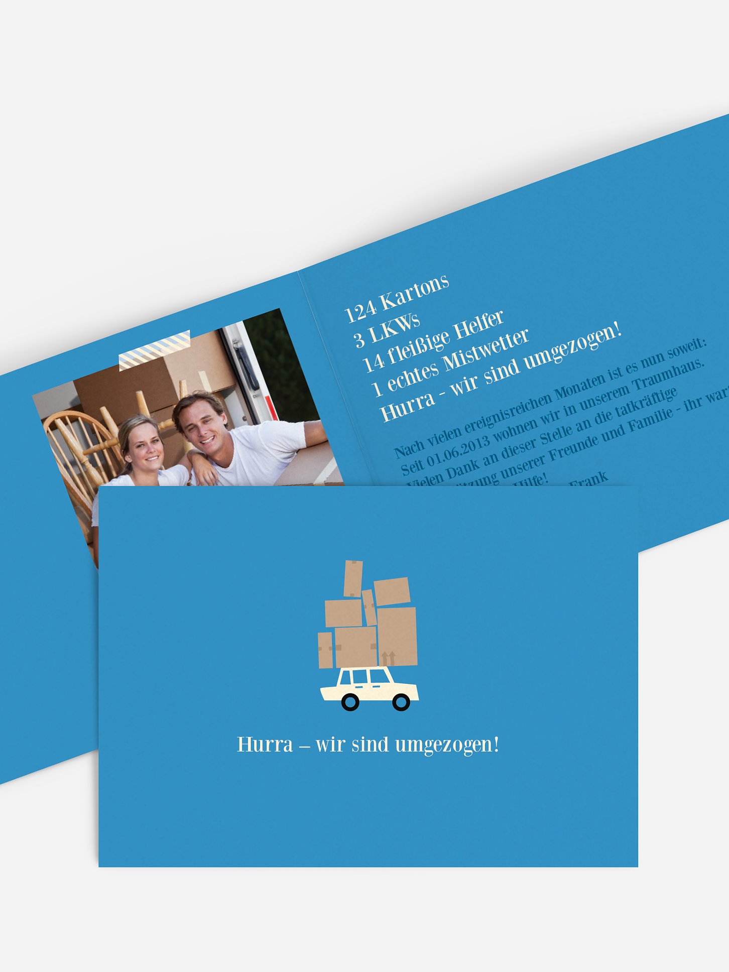 Umzugskarte Umzugsauto