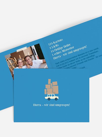 Umzugskarte Umzugsauto