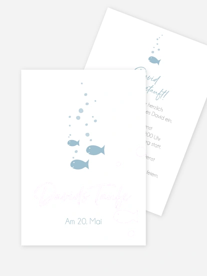 Taufeinladung Neuzugang