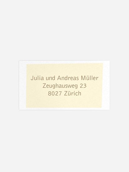 Empfängeraufkleber Taufe Bildlich