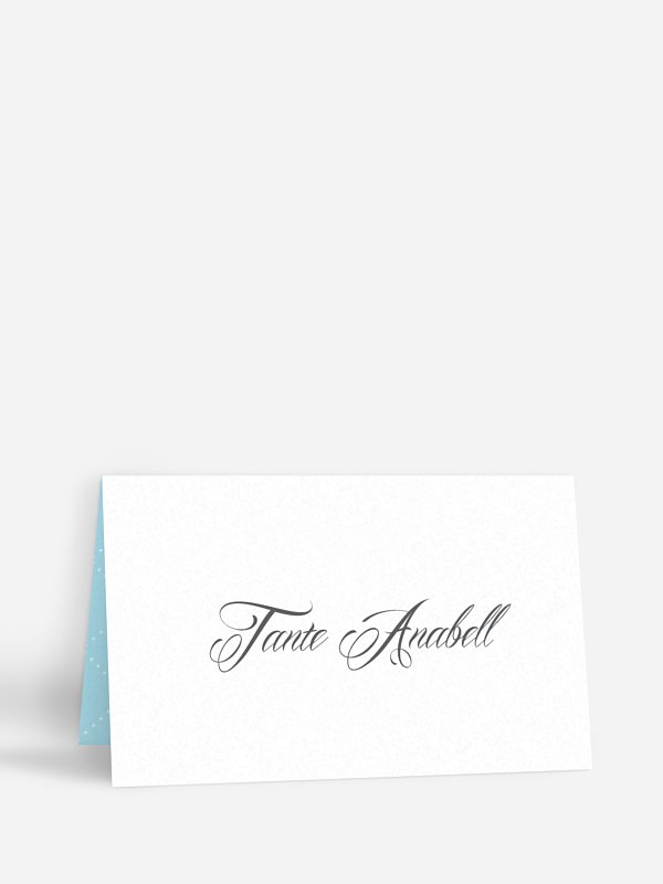 Tischkarte Hochzeit Funkelnd