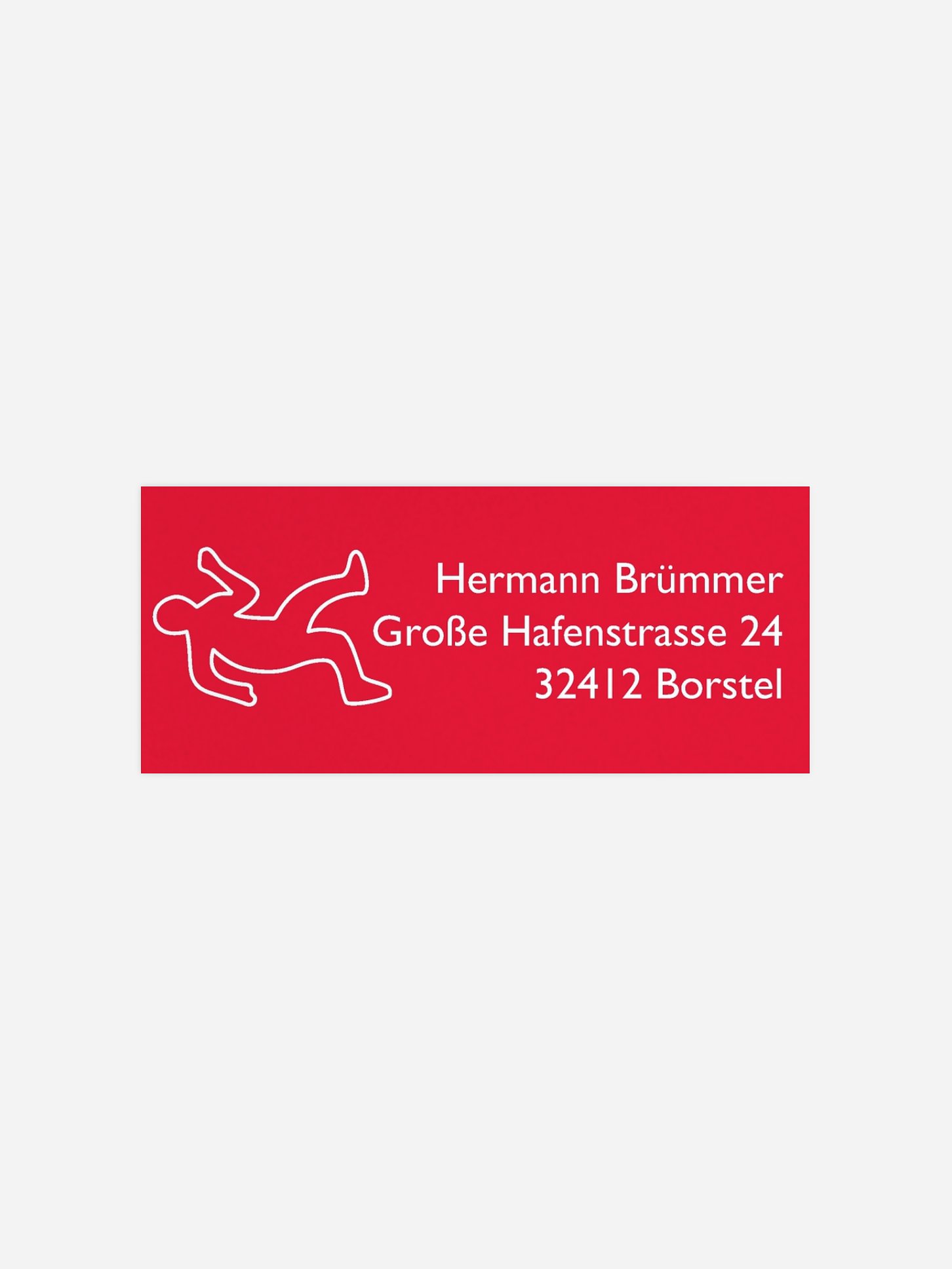 Absenderaufkleber Geburtstag Krimi