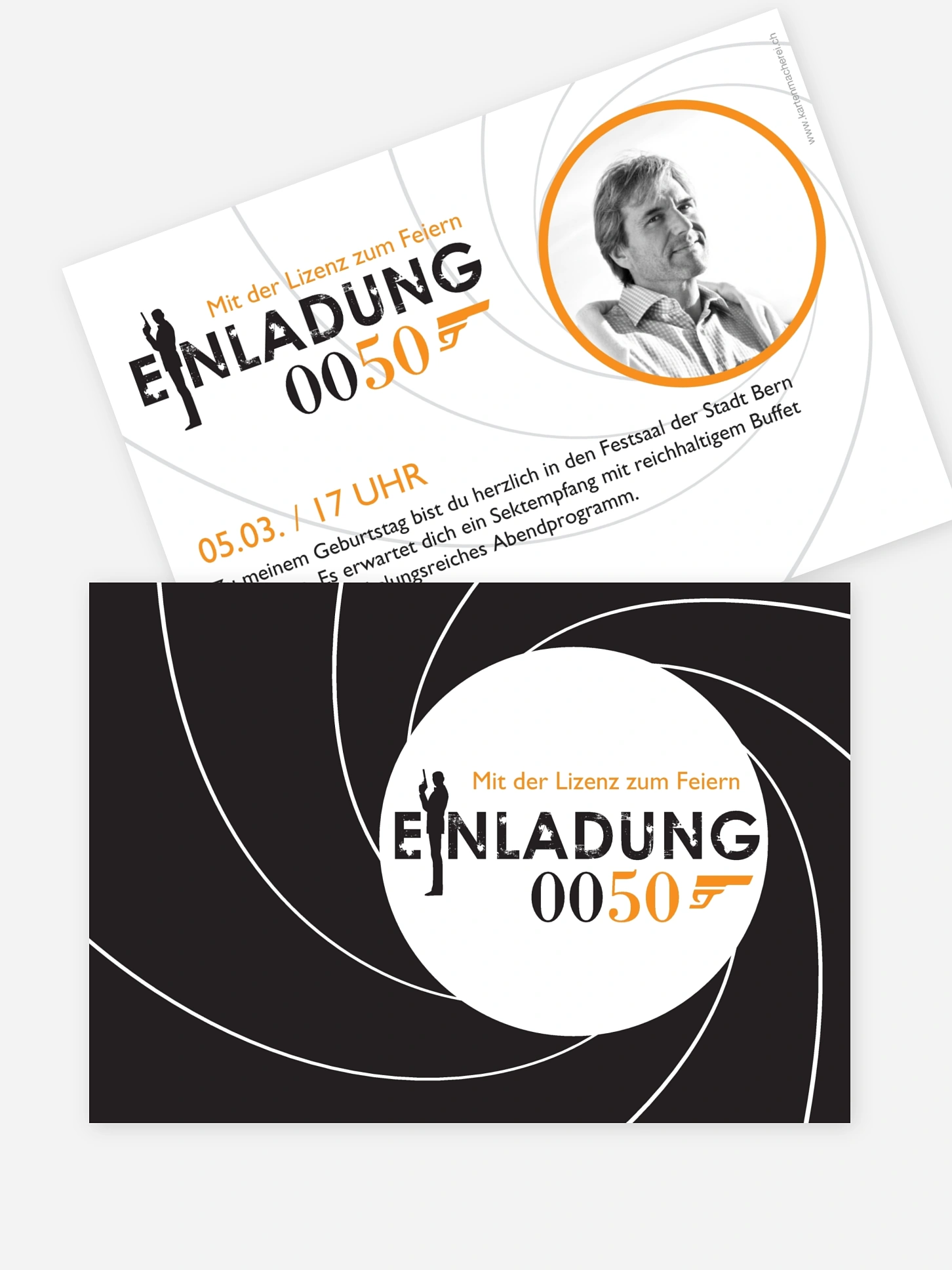 Einladung 50. Geburtstag Geheimagent