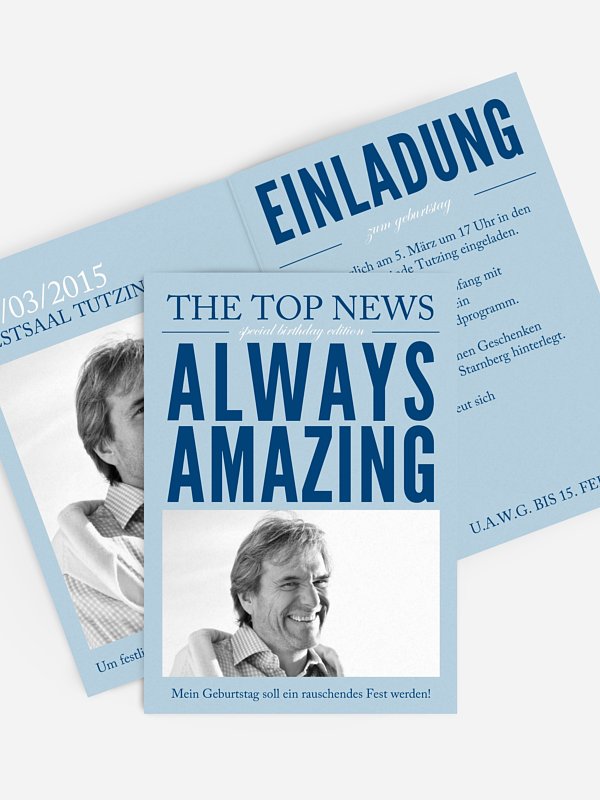 Geburtstagseinladung Top News