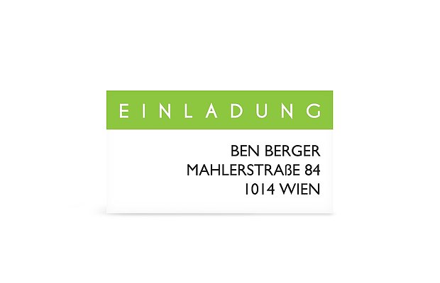 Empfängeraufkleber Geburtstag Magazin