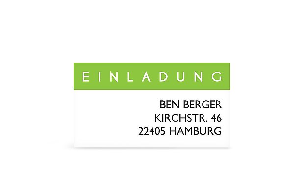 Empfängeraufkleber Geburtstag Magazin