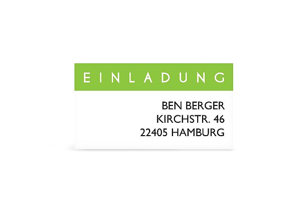 Empfängeraufkleber Geburtstag Magazin