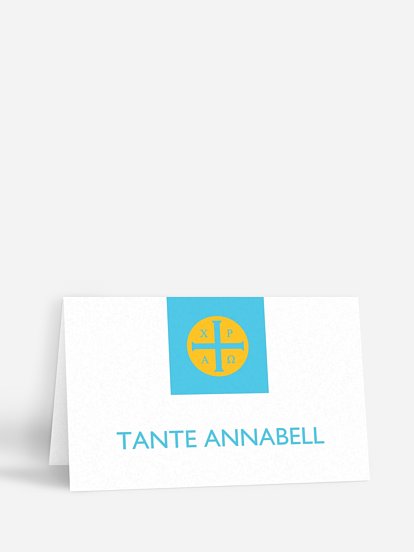 Tischkarte Kommunion Symbolkreis