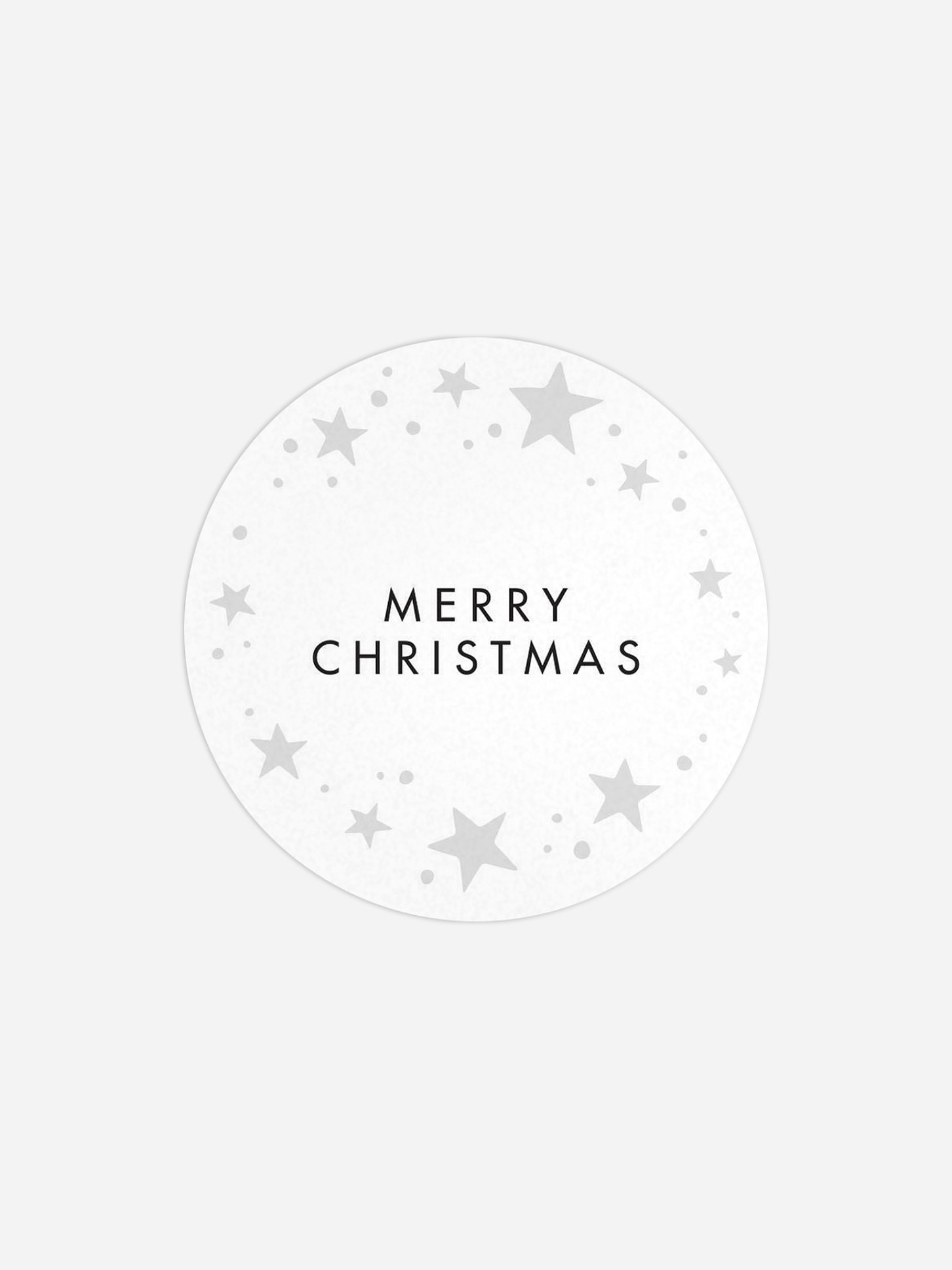 Geschenkaufkleber Weihnachten Weihnachtskugel
