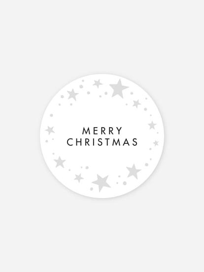 Geschenkaufkleber Weihnachten Weihnachtskugel