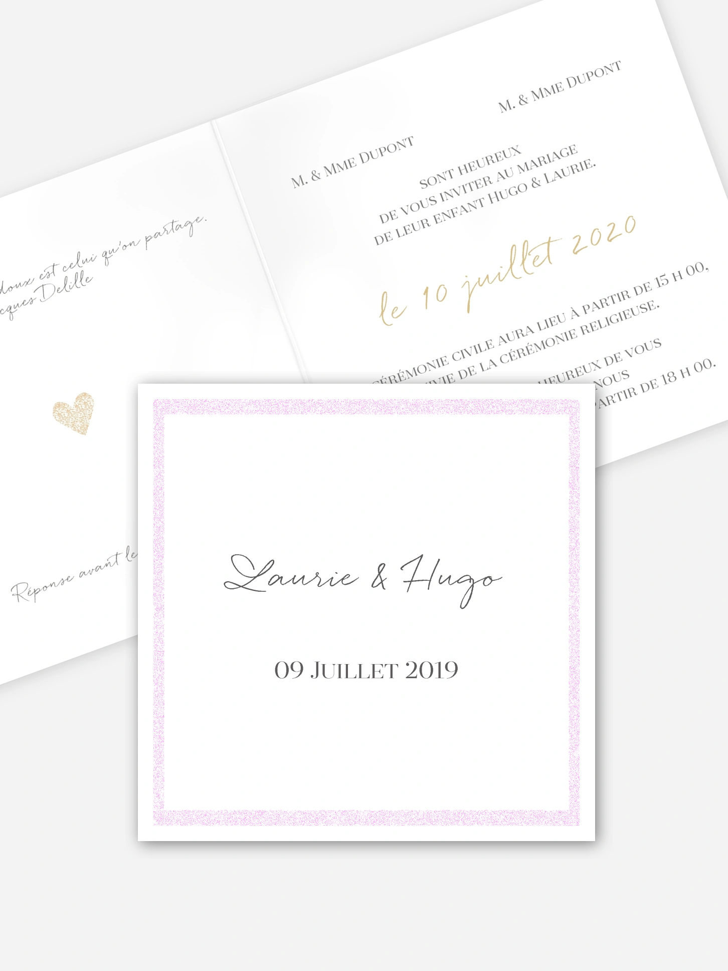 Faire-part mariage Cadeau de Noël
