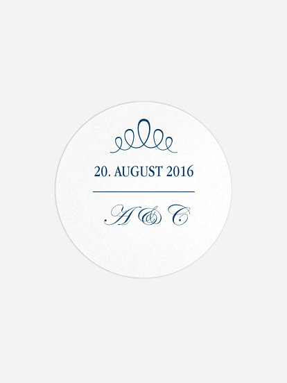 Geschenkaufkleber Hochzeit Noblesse