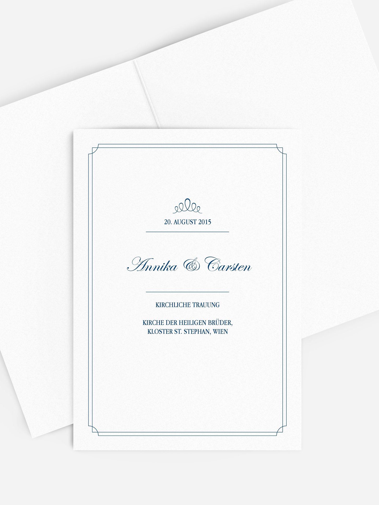 Kirchenheft Hochzeit Noblesse