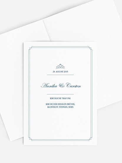 Kirchenheft Hochzeit Noblesse