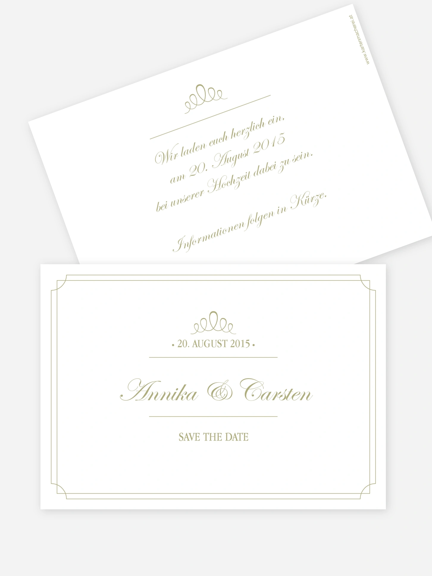 Save-the-Date Karte Noblesse