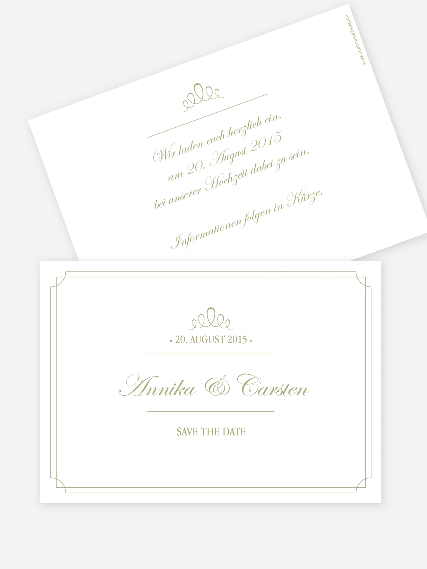 Save-the-Date Karte Noblesse