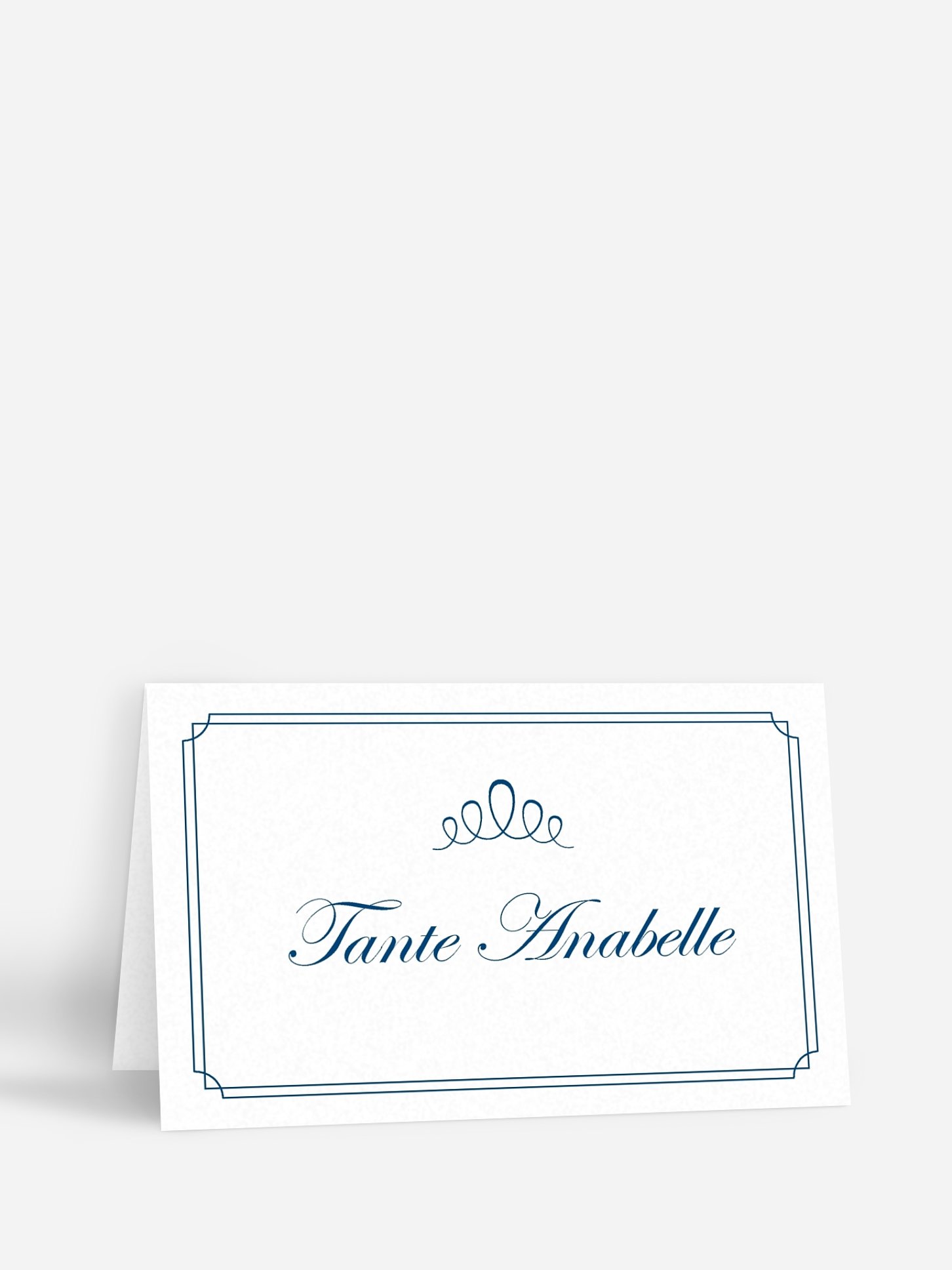 Tischkarte Hochzeit Noblesse