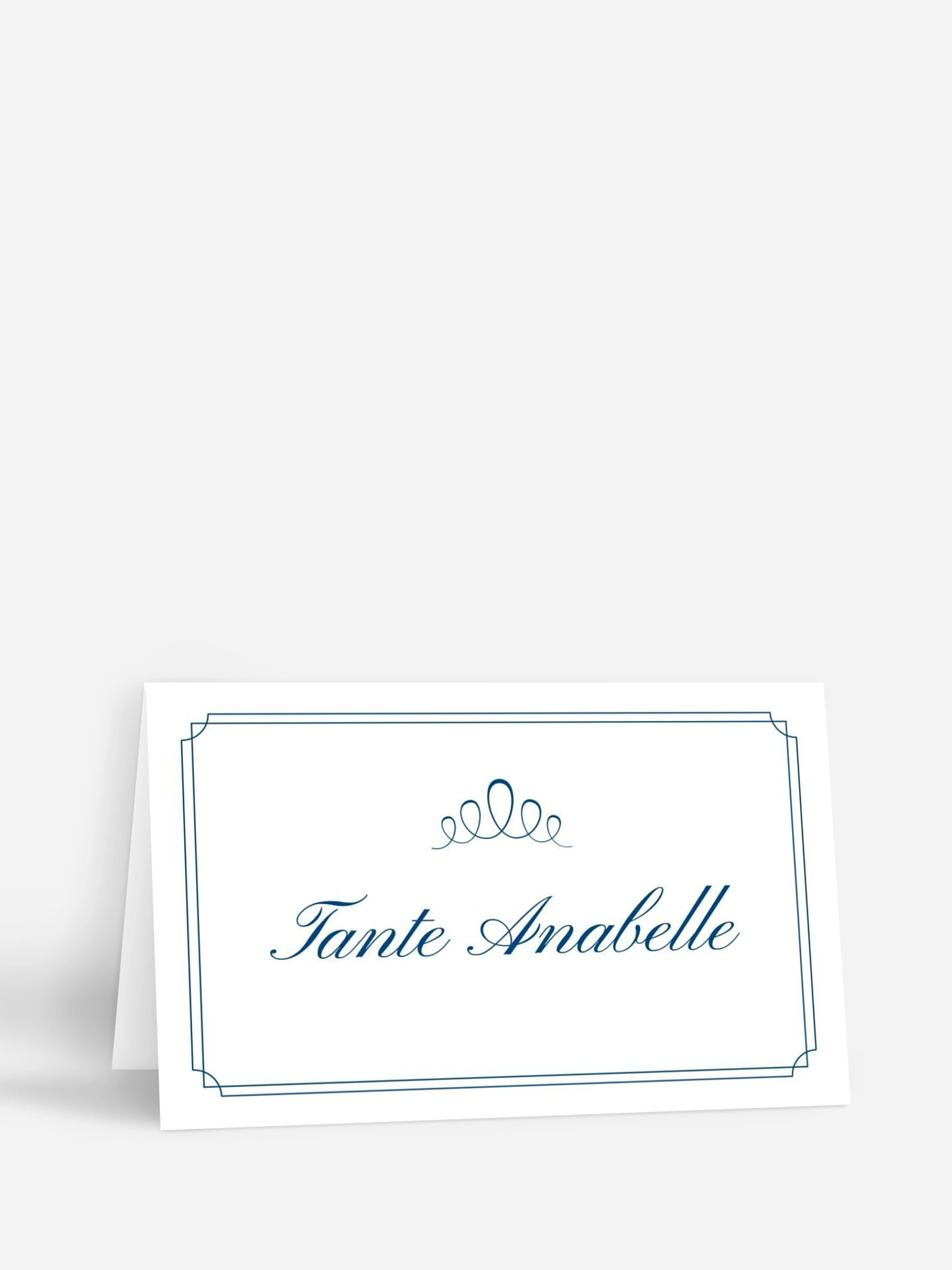 Tischkarte Hochzeit Noblesse