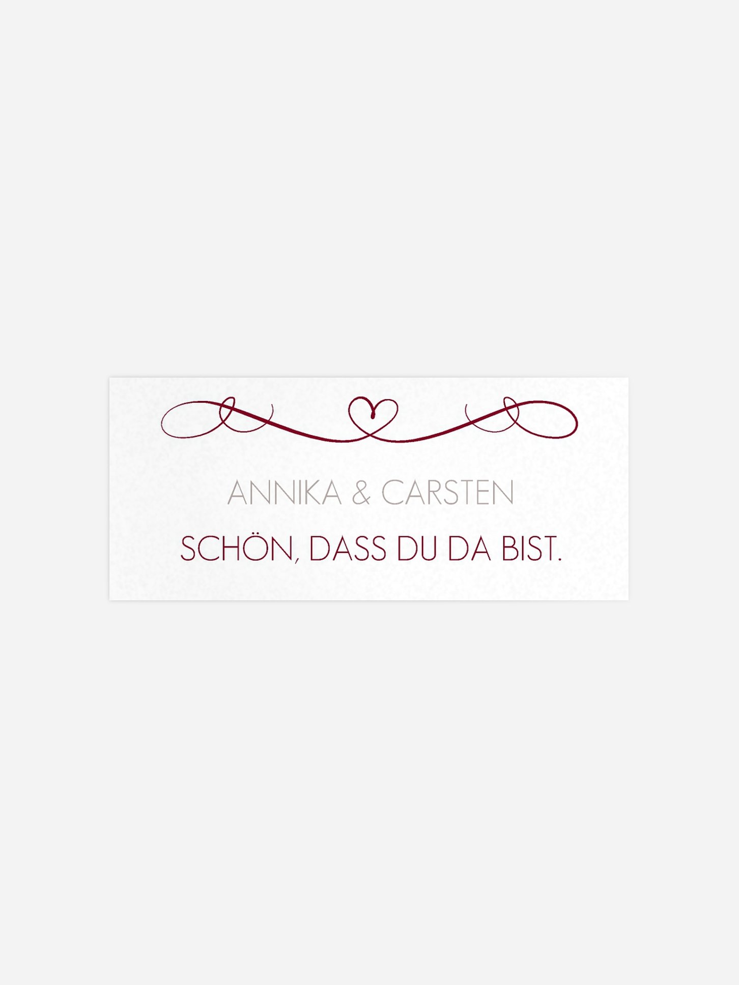Geschenkaufkleber Hochzeit Herzschlag