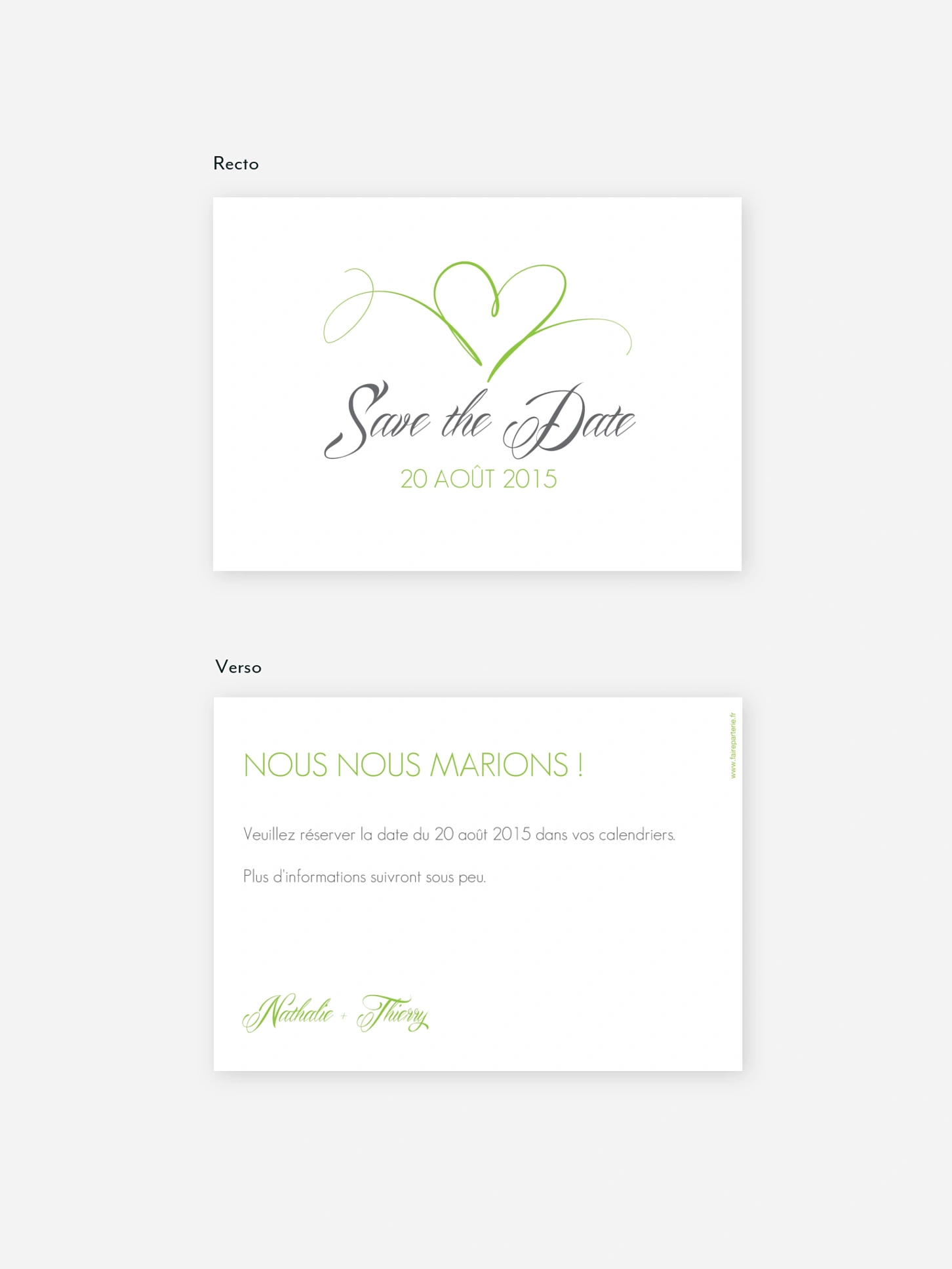 Save the date En plein coeur