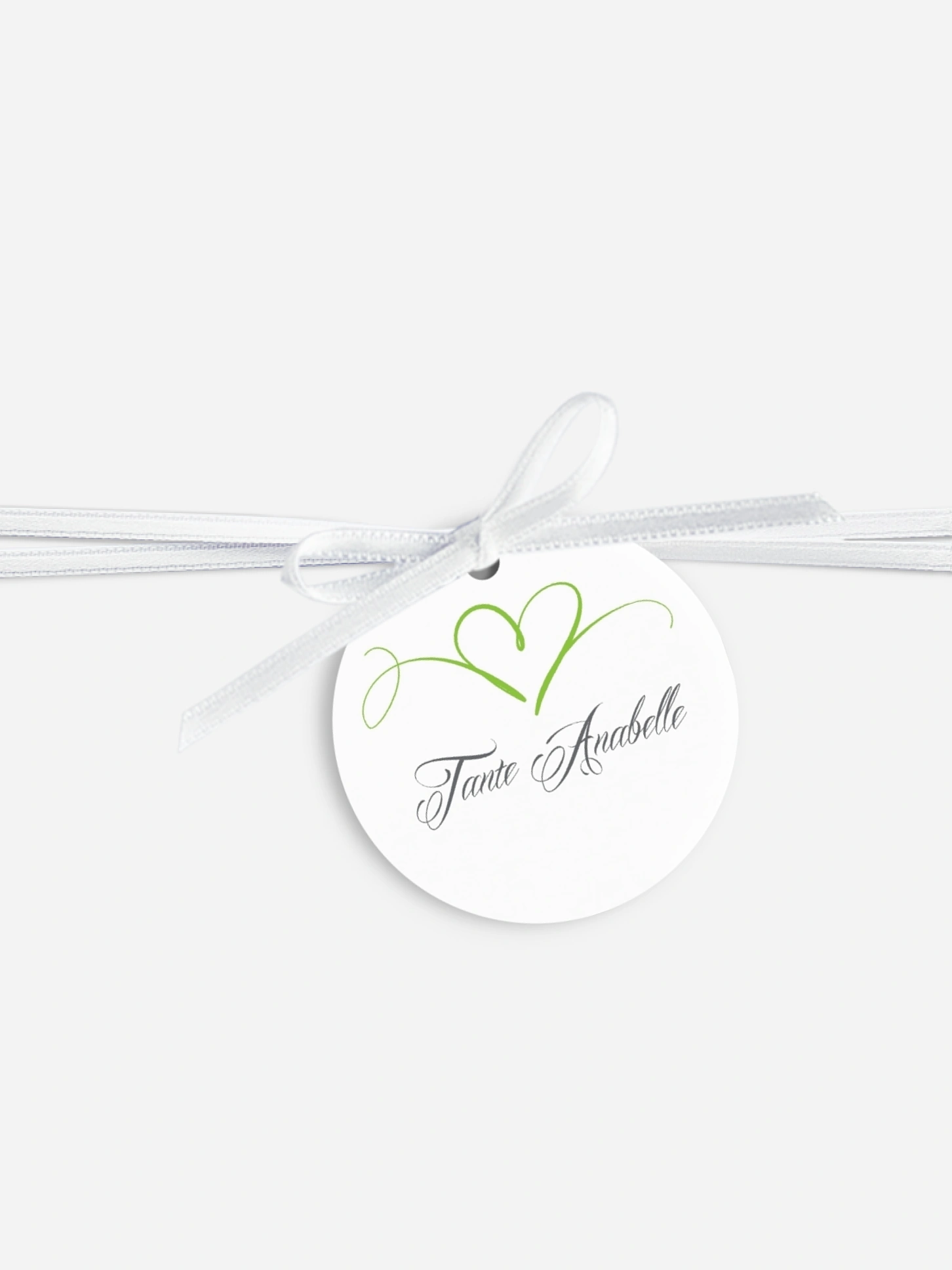 Tischkarte Hochzeit Herzschlag