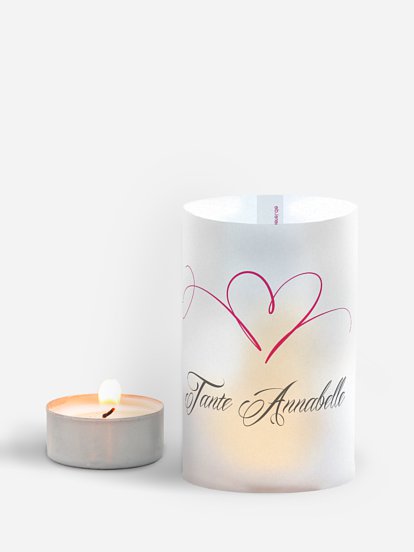 Tischkarte Hochzeit Herzschlag