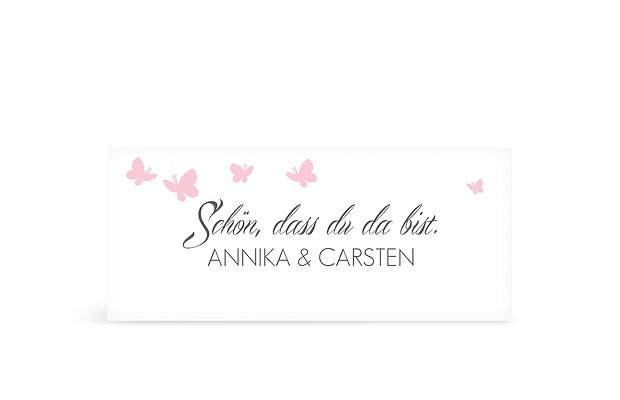 Geschenkaufkleber Hochzeit Butterflies