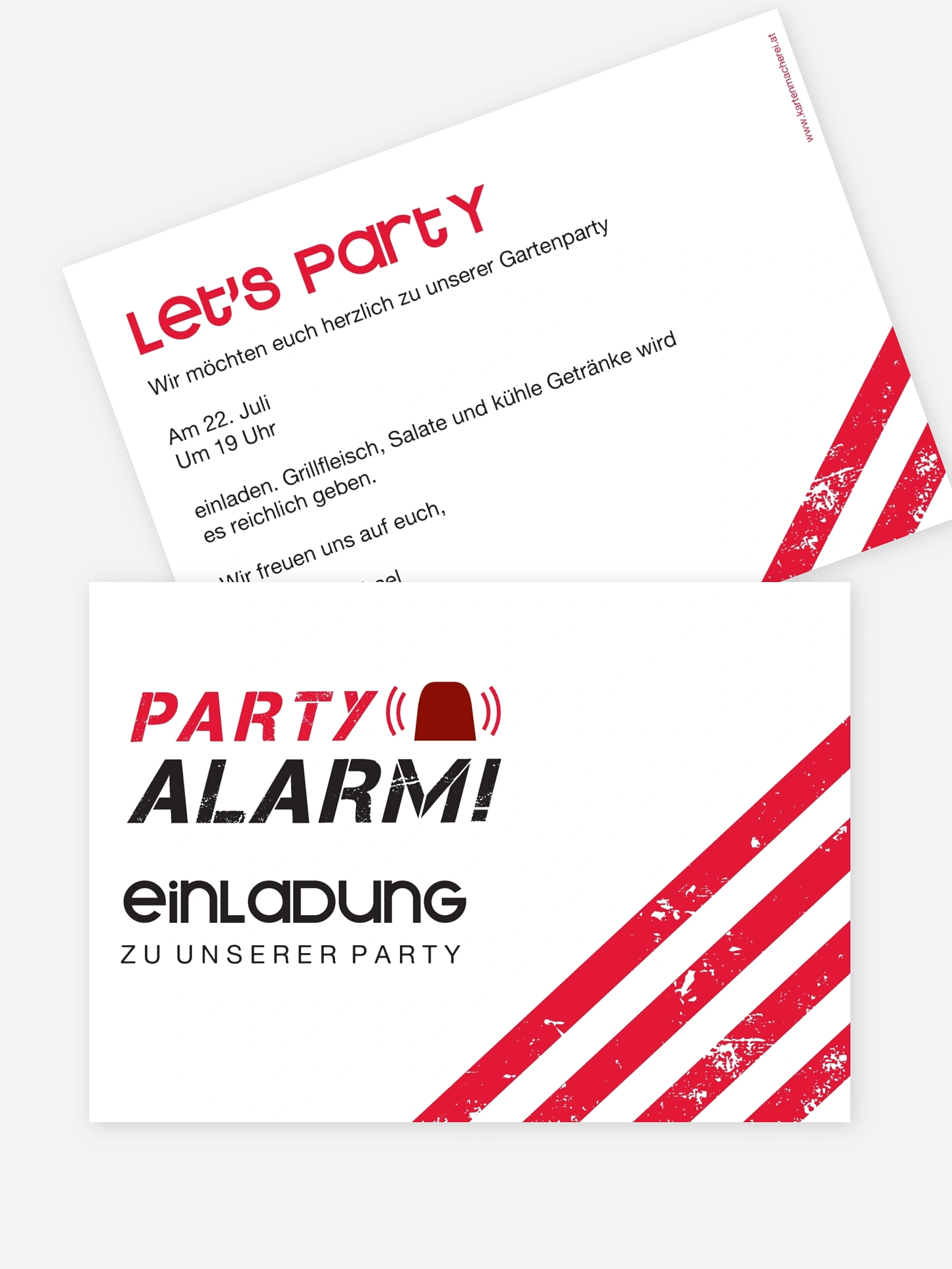 Partyeinladung Partyalarm