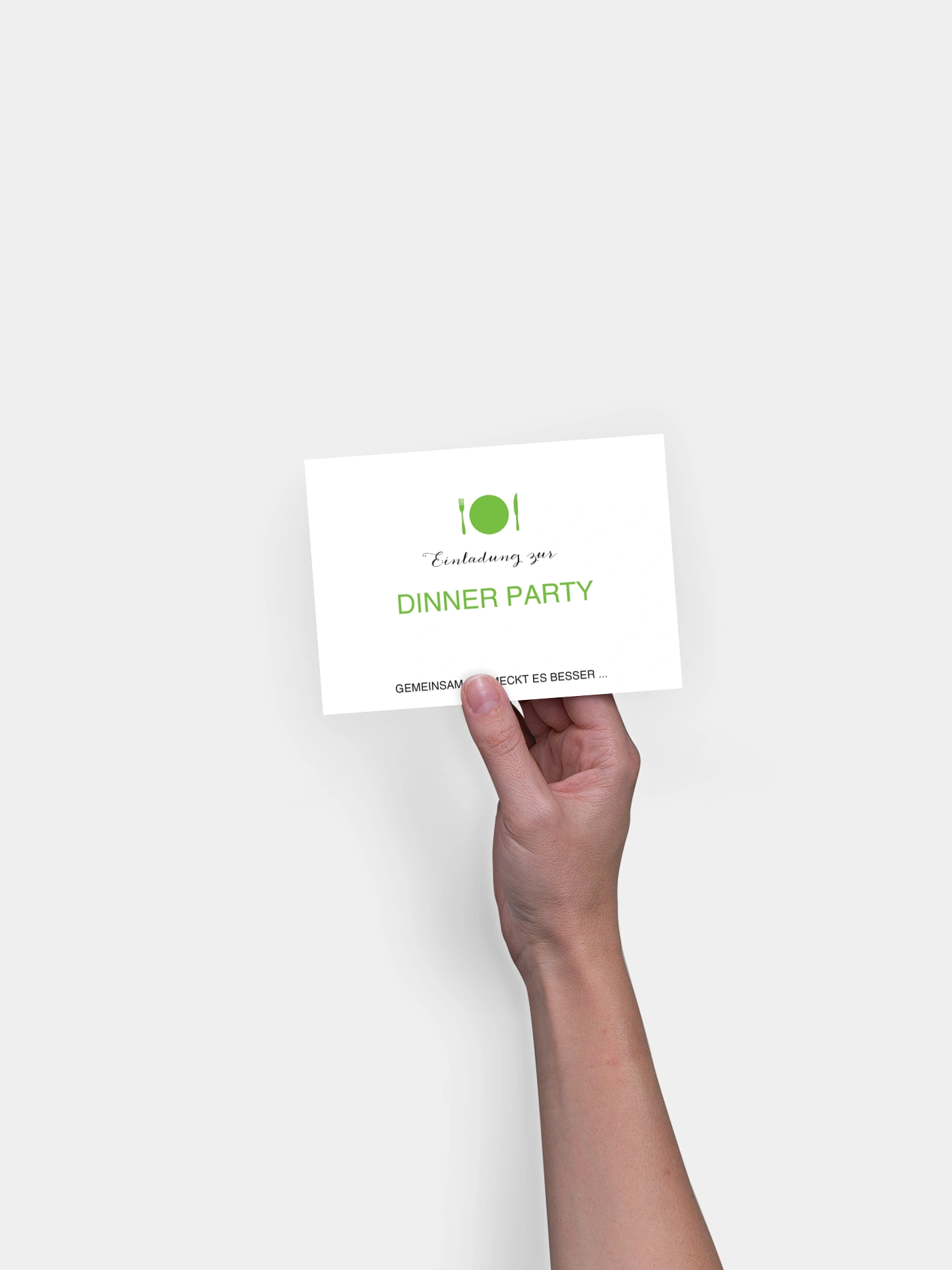 Partyeinladung Dinnerparty