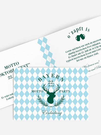 Partyeinladung Bayerisches Fest