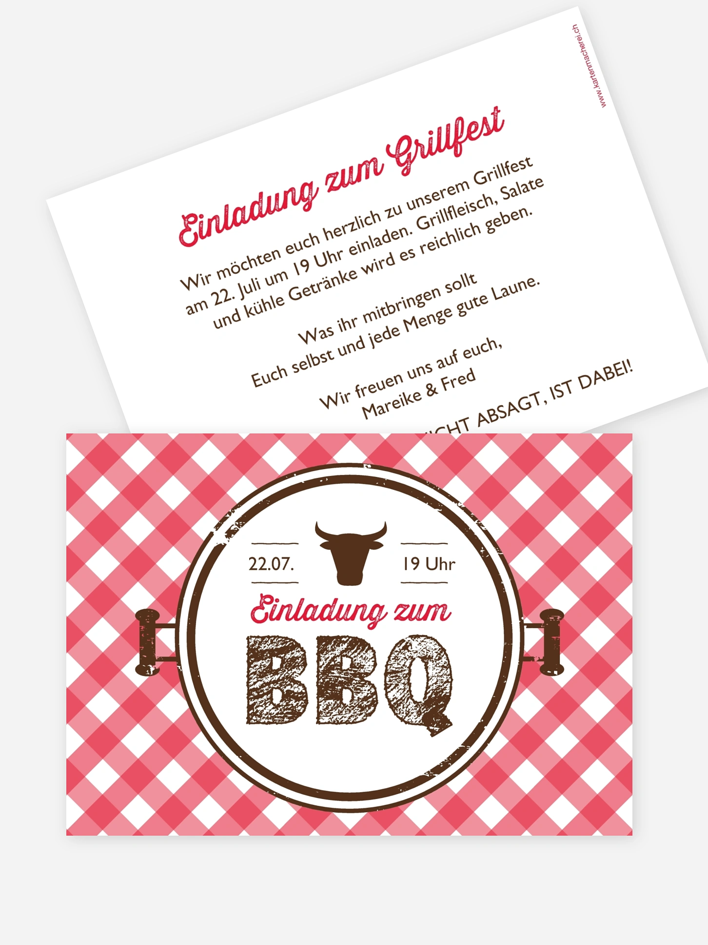 Partyeinladung Grillfest
