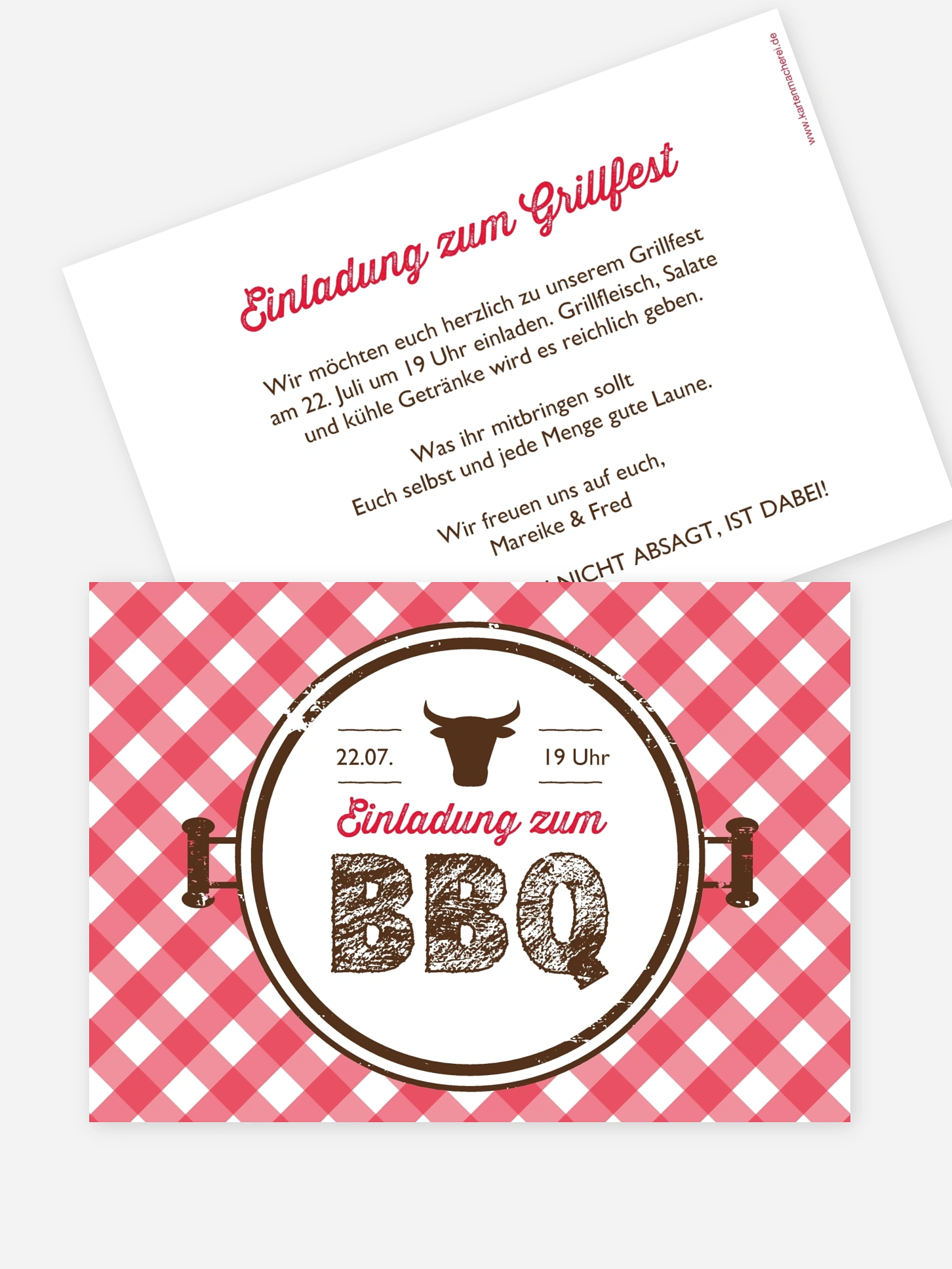 Partyeinladung Grillfest