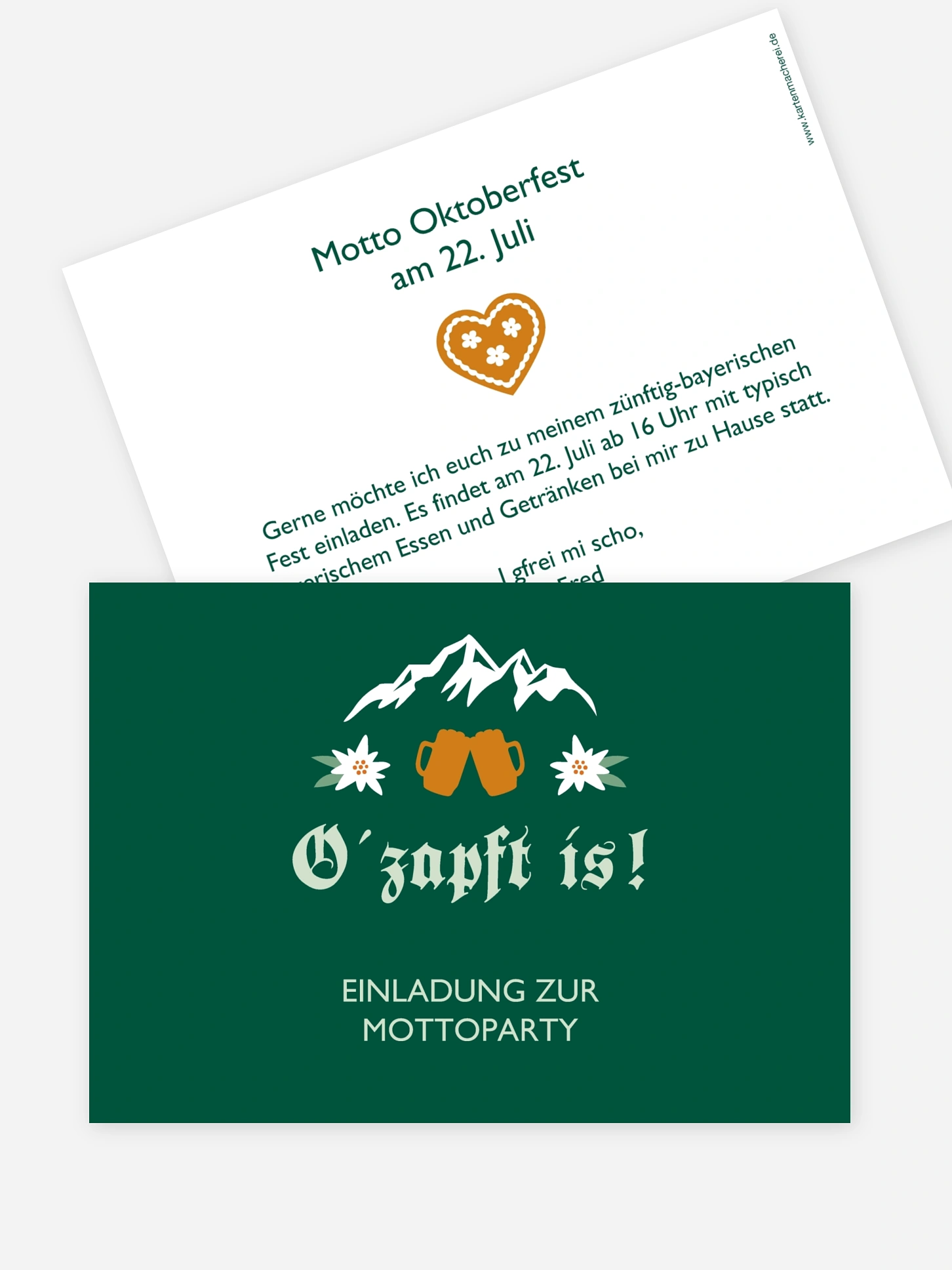 Partyeinladung Alpenflair