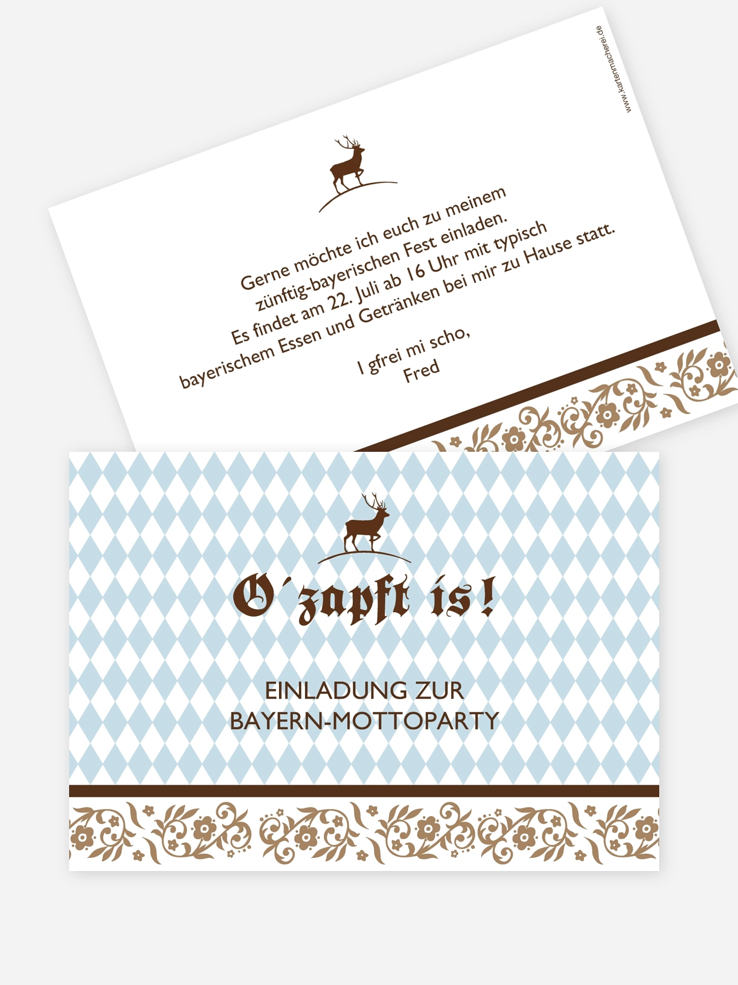 Partyeinladung Oktoberfest