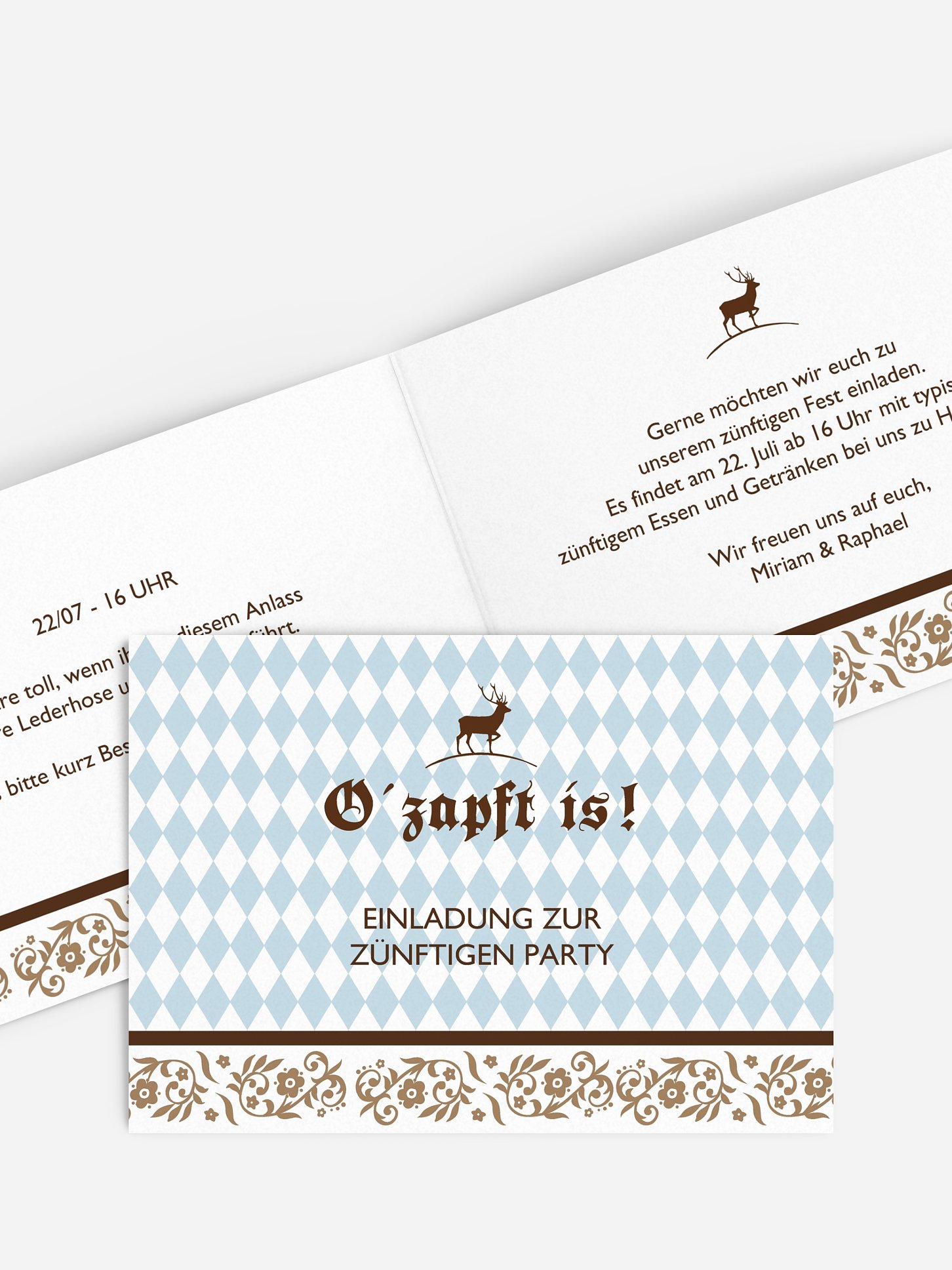 Partyeinladung Oktoberfest