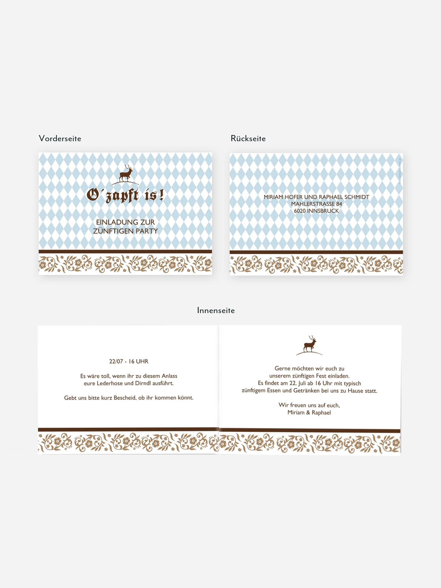 Partyeinladung Oktoberfest