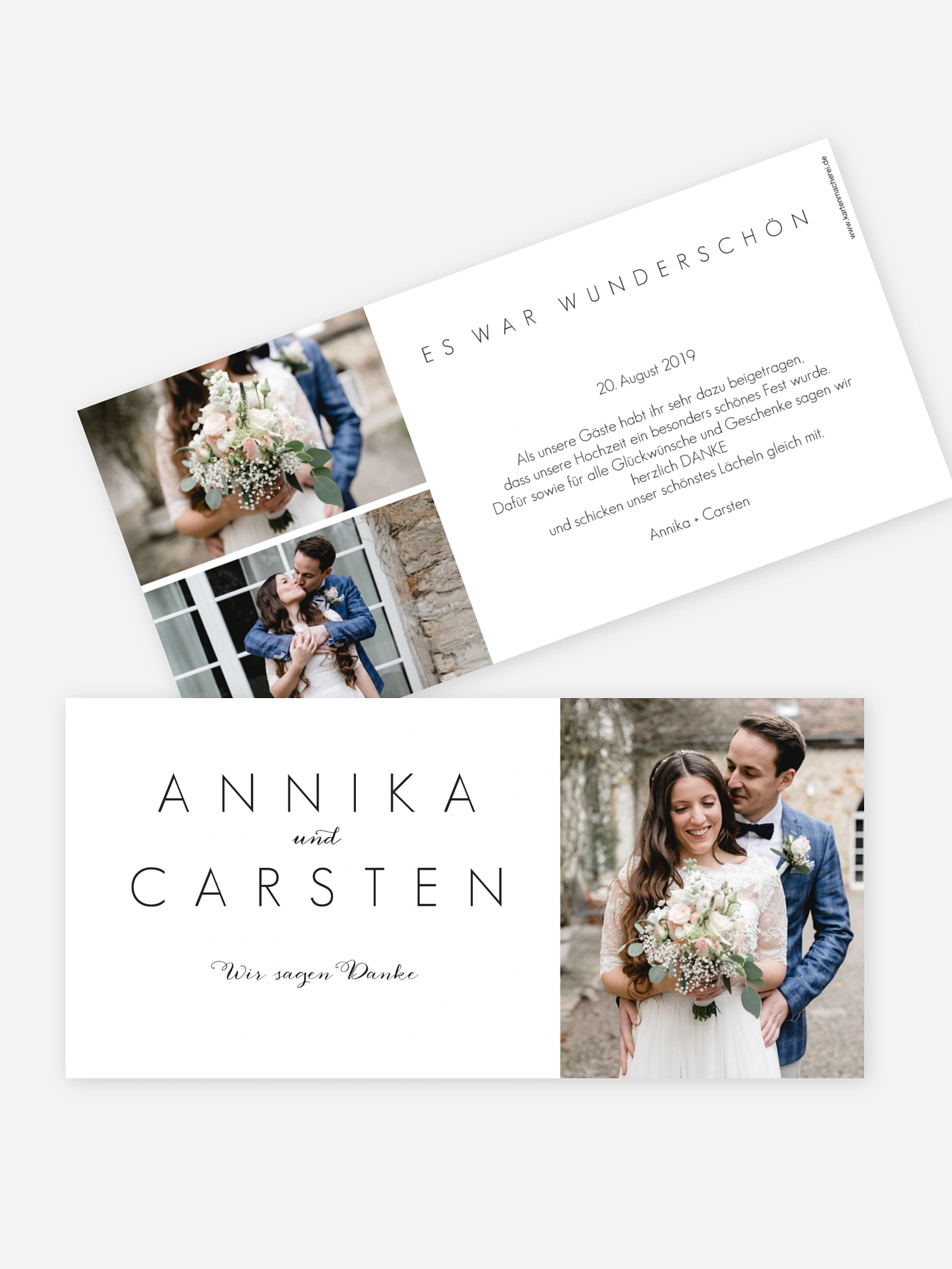 Dankeskarte Hochzeit Script