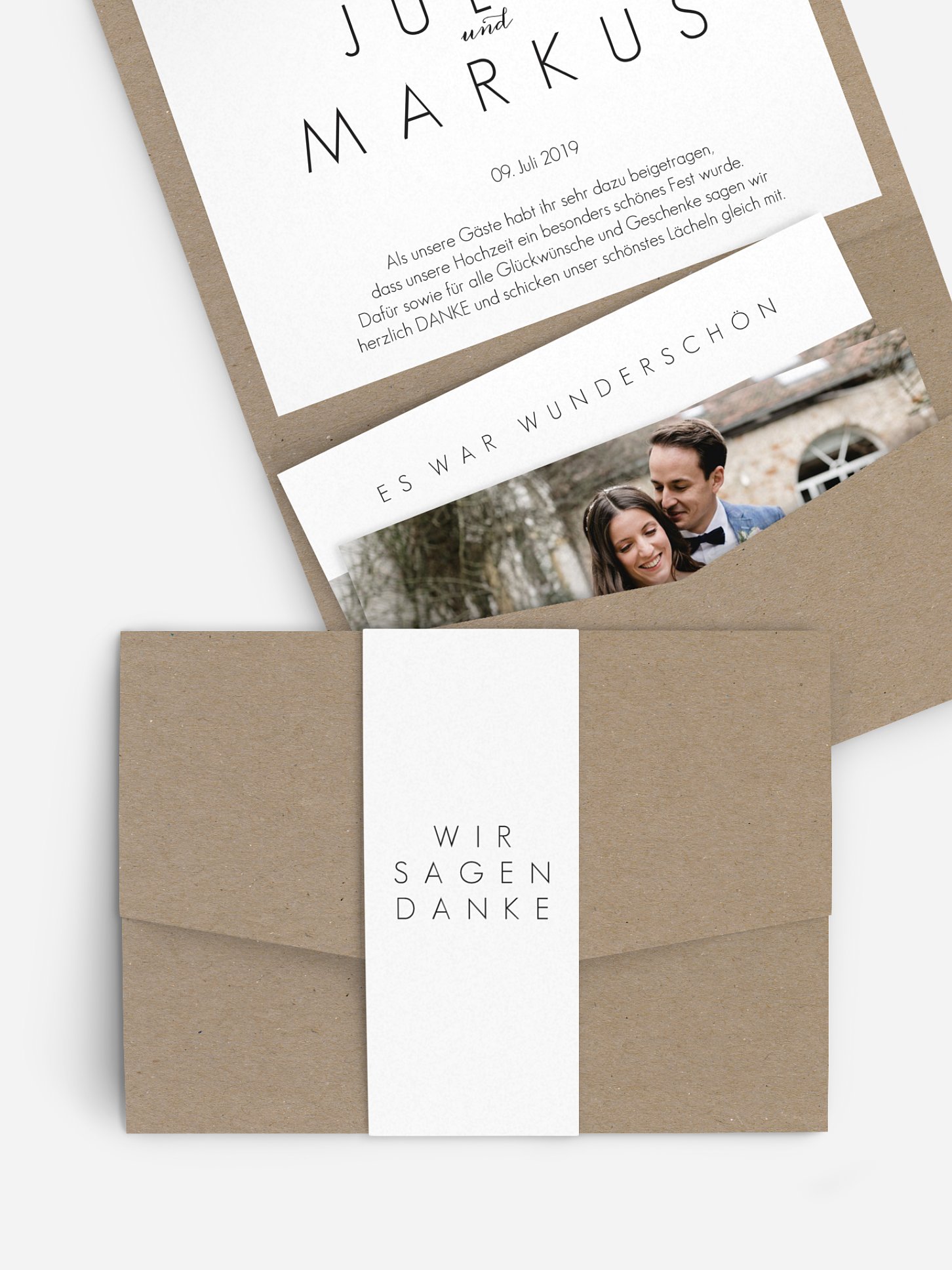Dankeskarte Hochzeit Script