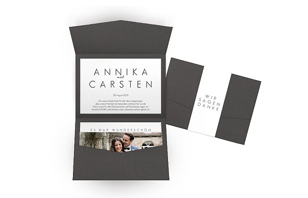 Dankeskarte Hochzeit Script