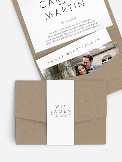 Dankeskarte Hochzeit Script
