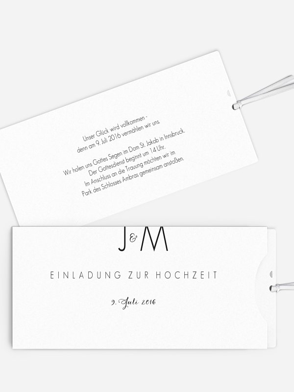Hochzeitseinladung Script
