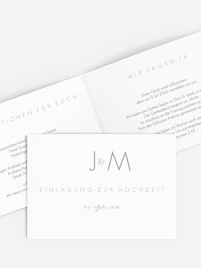 Hochzeitseinladung Script