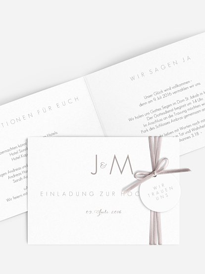 Hochzeitseinladung Script