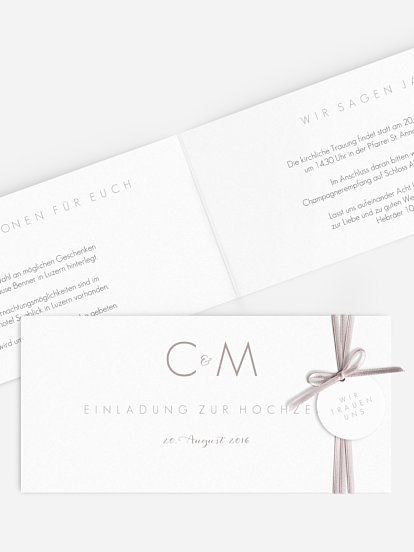 Hochzeitseinladung Script