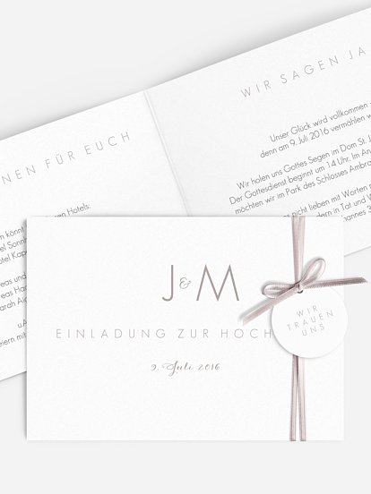 Hochzeitseinladung Script