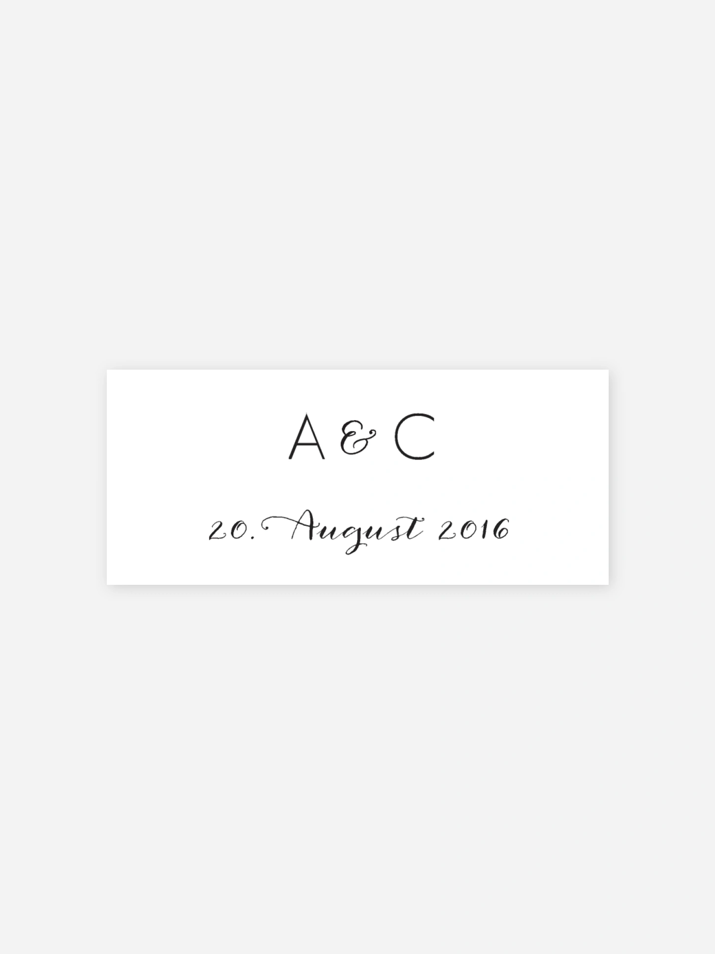 Geschenkaufkleber Hochzeit Script