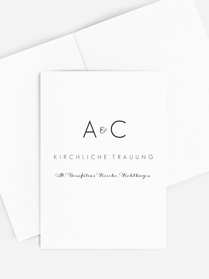 Kirchenheft Hochzeit Script