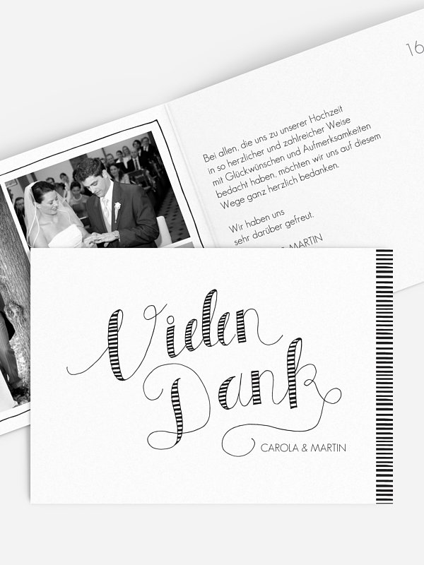 Dankeskarte Hochzeit Happy Day