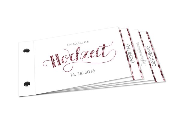 Hochzeitseinladung Happy Day