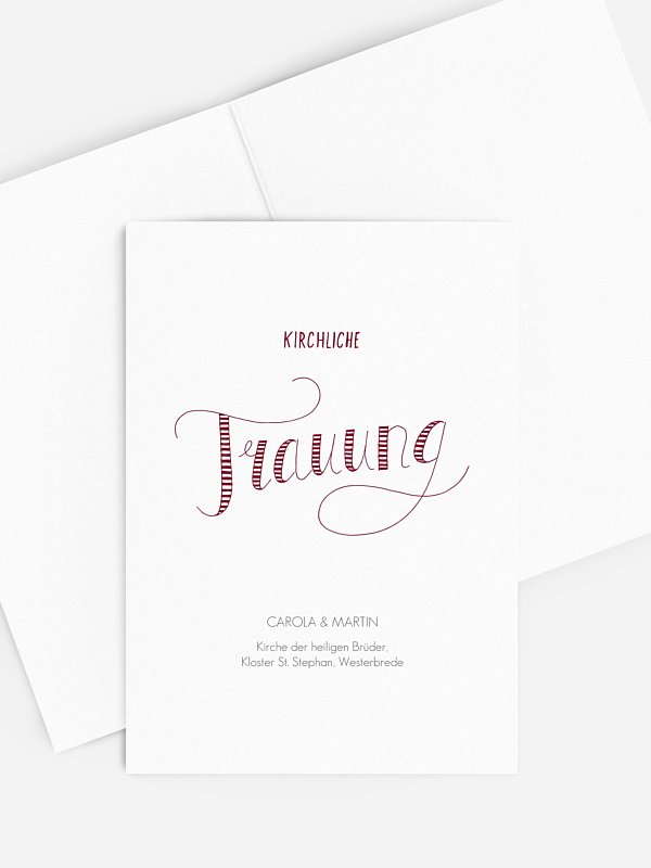 Kirchenheft Hochzeit Happy Day